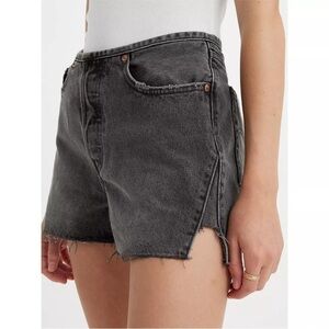 Levi’s Premium 501 Mini Waist Shorts Black Waist Not Want Not Size 25
